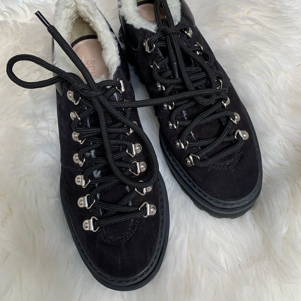 Schutz
LucilleFauxShearling-LinedSuedeHiking Boots - Picture 13 of 13